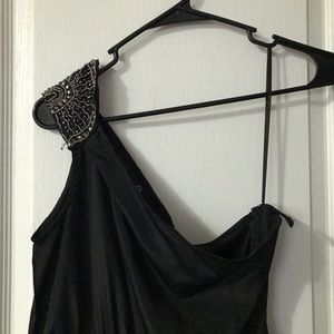 Very black jumpsuit!